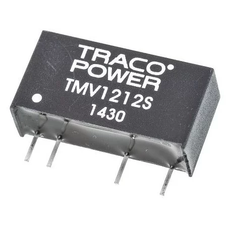 1W 12V Przetwornica DC-DC TMV1212S | TRACOPOWER | TechShop