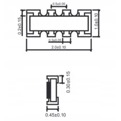 4x100 Ω 4D02WJ0101TCE | RoyalOhm | Sensim.pl