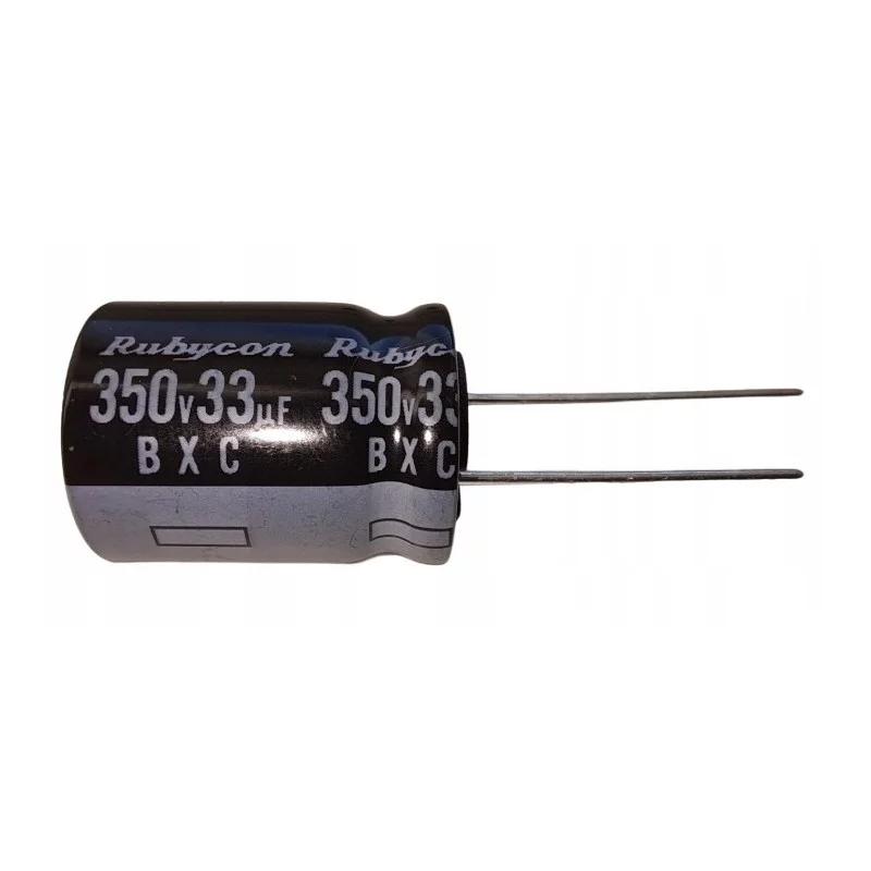 Kondensator 33uF 350V 12000h RUBYCON BXC | Sensim.pl