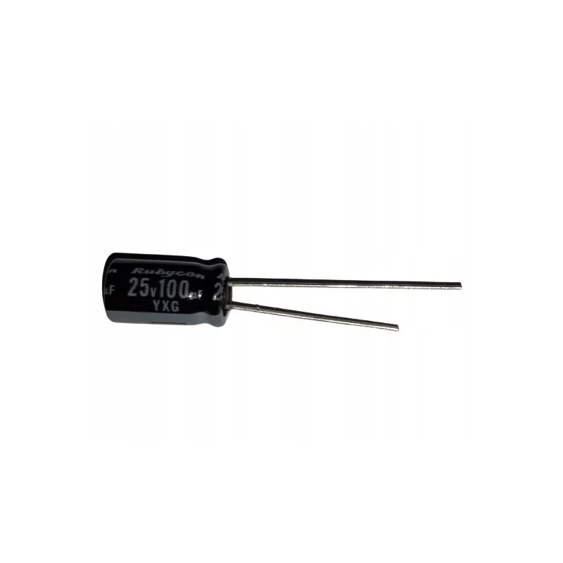 100uF 25V Low ESR 25YXG100MEFC6.3X11 | RUBYCON | TechStore