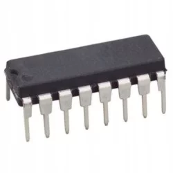 SN7447 Konwerter BCD na 7-segmentowy DIP16.
